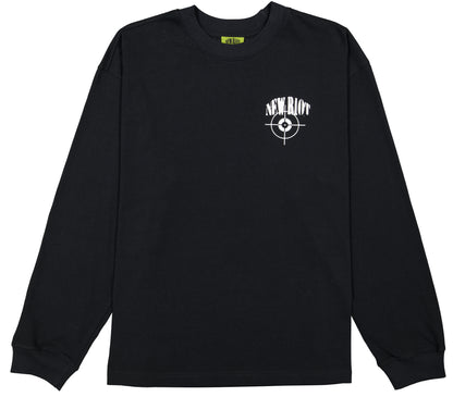 og black l/s t-shirt
