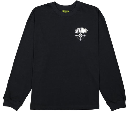 og black l/s t-shirt