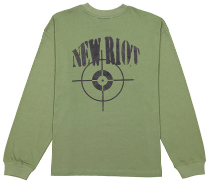 og khaki l/s t-shirt