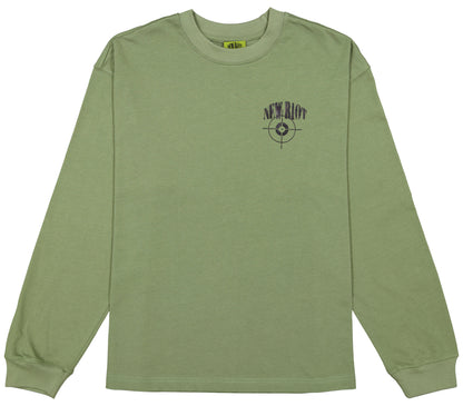 og khaki l/s t-shirt