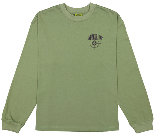 og khaki l/s t-shirt