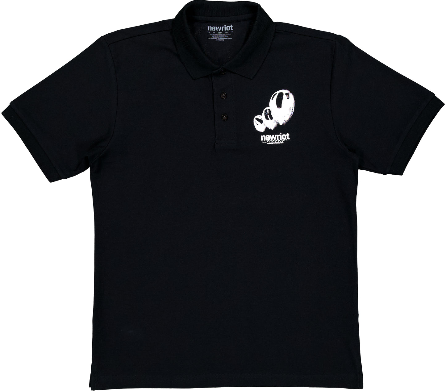 nrt black s/s polo shirt