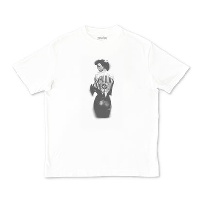 ghost tee wht/grey