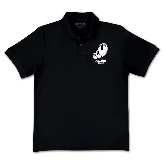 nrt polo shirt blk/wht