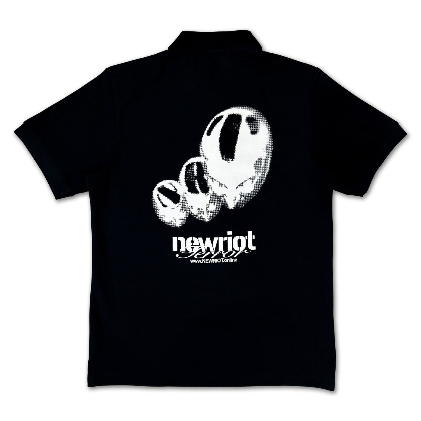 nrt polo shirt blk/wht