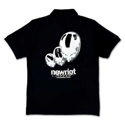 nrt polo shirt blk/wht