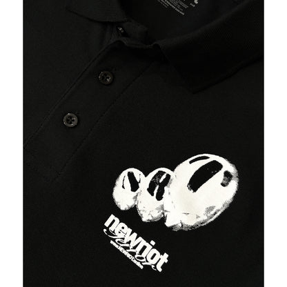 nrt polo shirt blk/wht